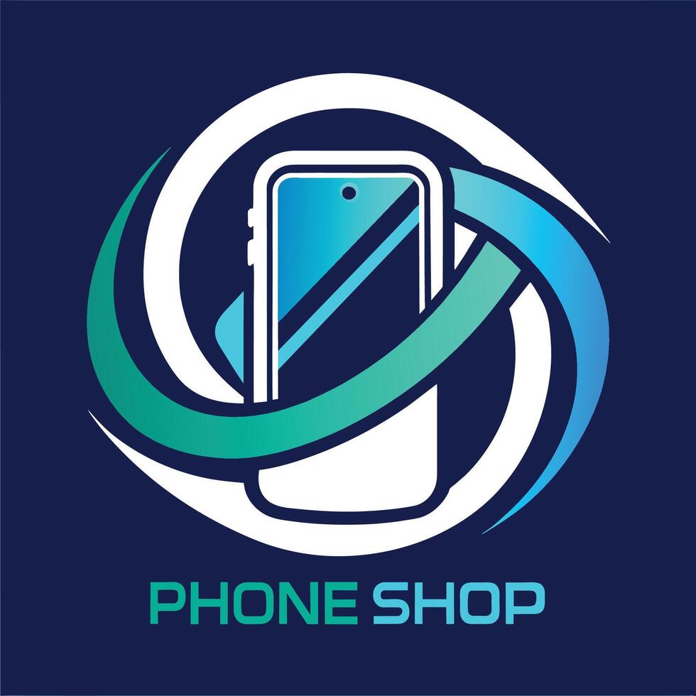 A contemporary logo design featuring elements symbolizing phone technology, innovation, and communication, Phone Shop logo designs, Modern Phone logo designs vector