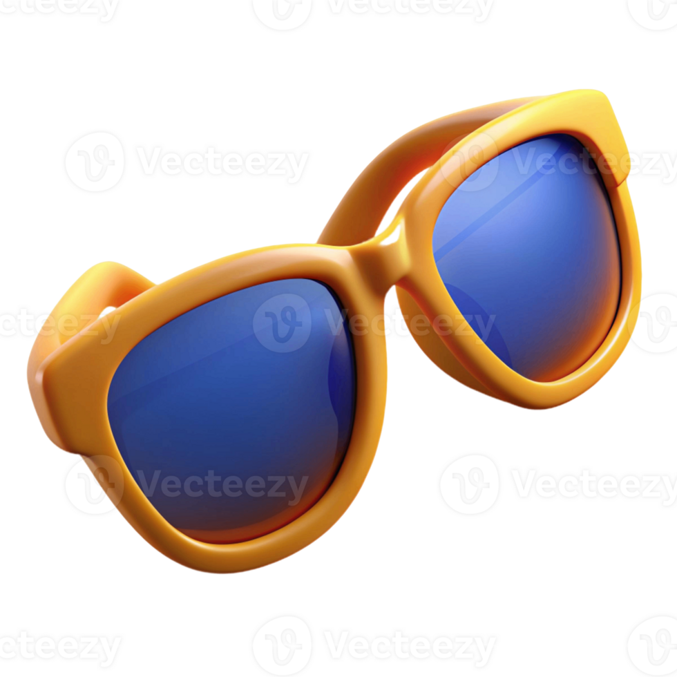 3d icon illustration of sun glasses png