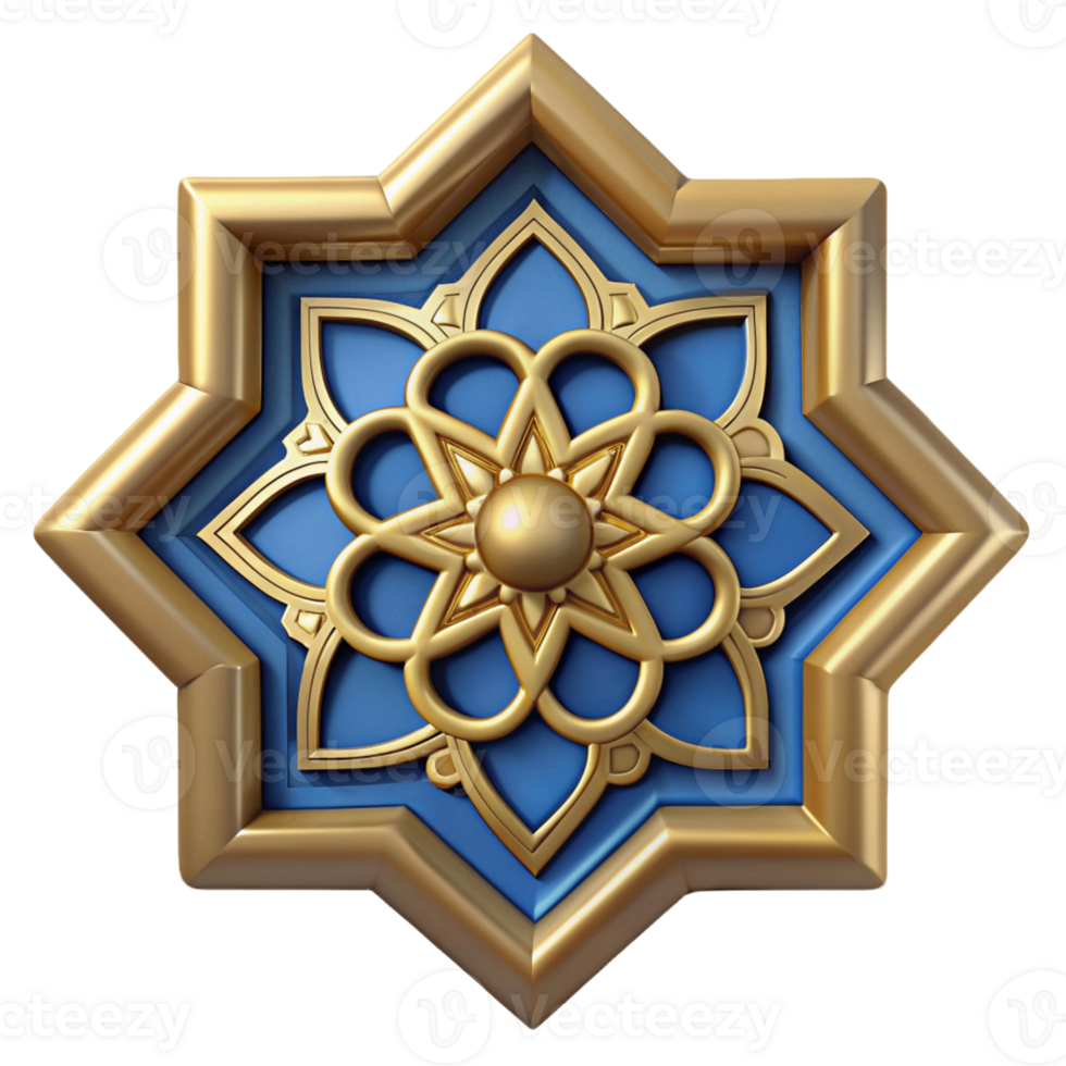 cute 3d of islamic arabian ornament png