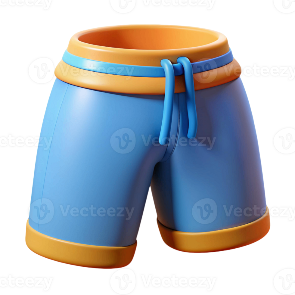3d icon illustration of beach short pant png