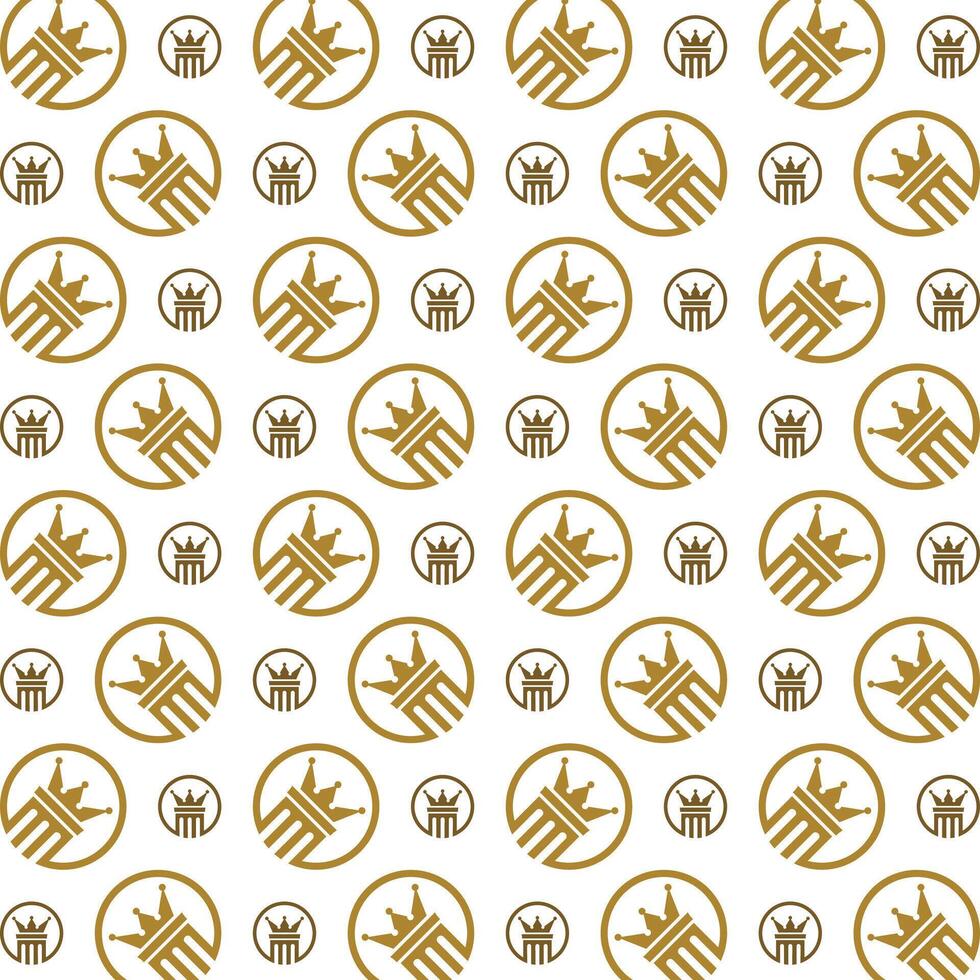 King justice especial trendy multicolor repeating pattern illustration background design vector