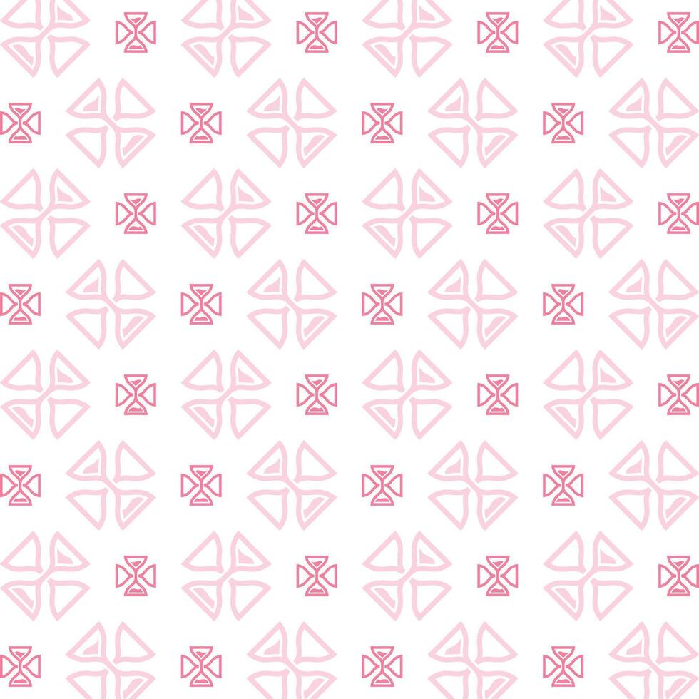 Pink hourglass glorious trendy multicolor repeating pattern illustration design vector