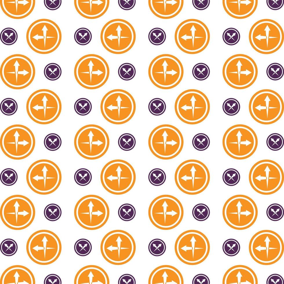 Arrow glorious trendy multicolor repeating pattern illustration background design vector