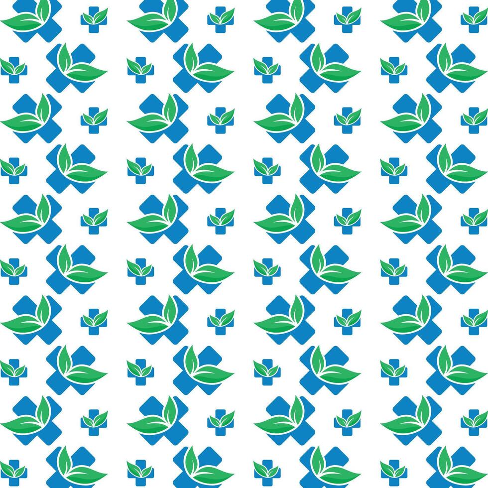 Medical glorious trendy multicolor repeating pattern illustration background design vector