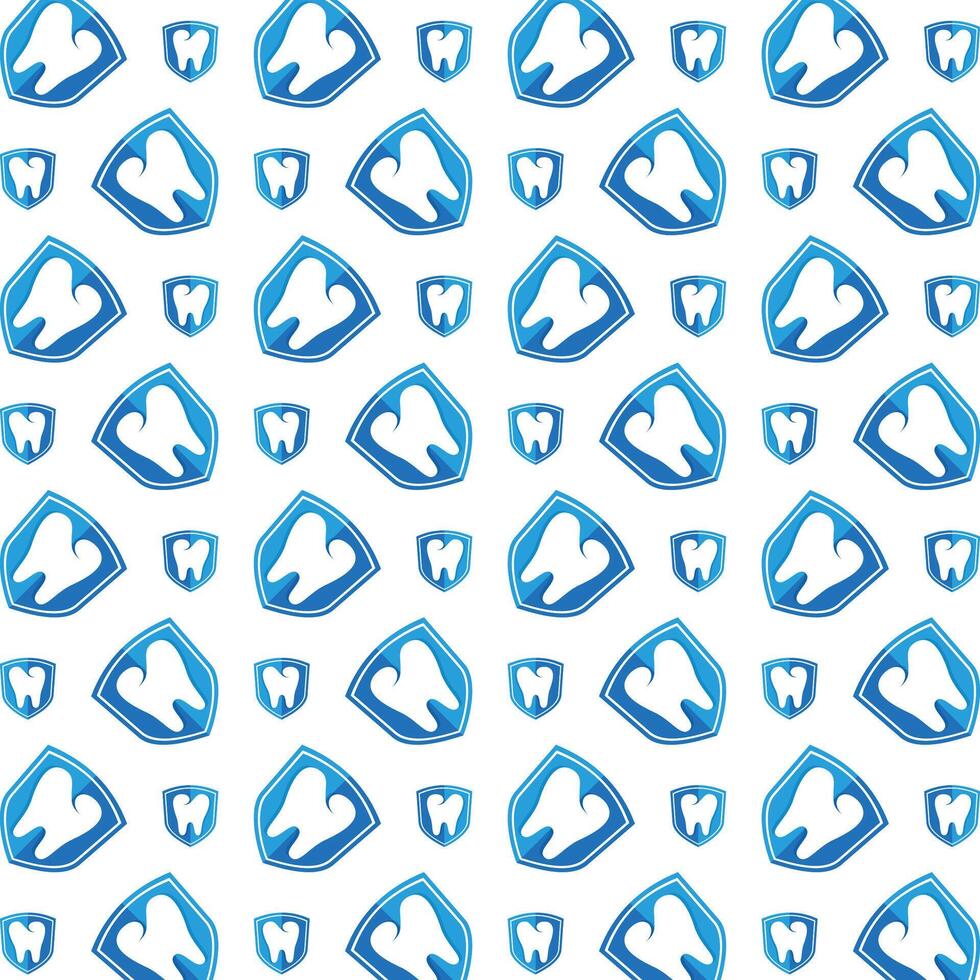 Dental protect especial trendy multicolor repeating pattern illustration background design vector