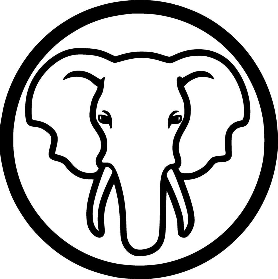 Elephant - High Quality Logo - illustration ideal for T-shirt graphic vector