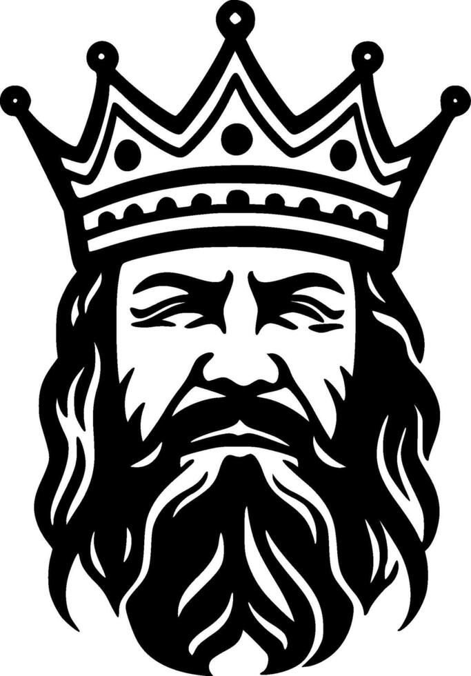 King - High Quality Logo - illustration ideal for T-shirt graphic vector