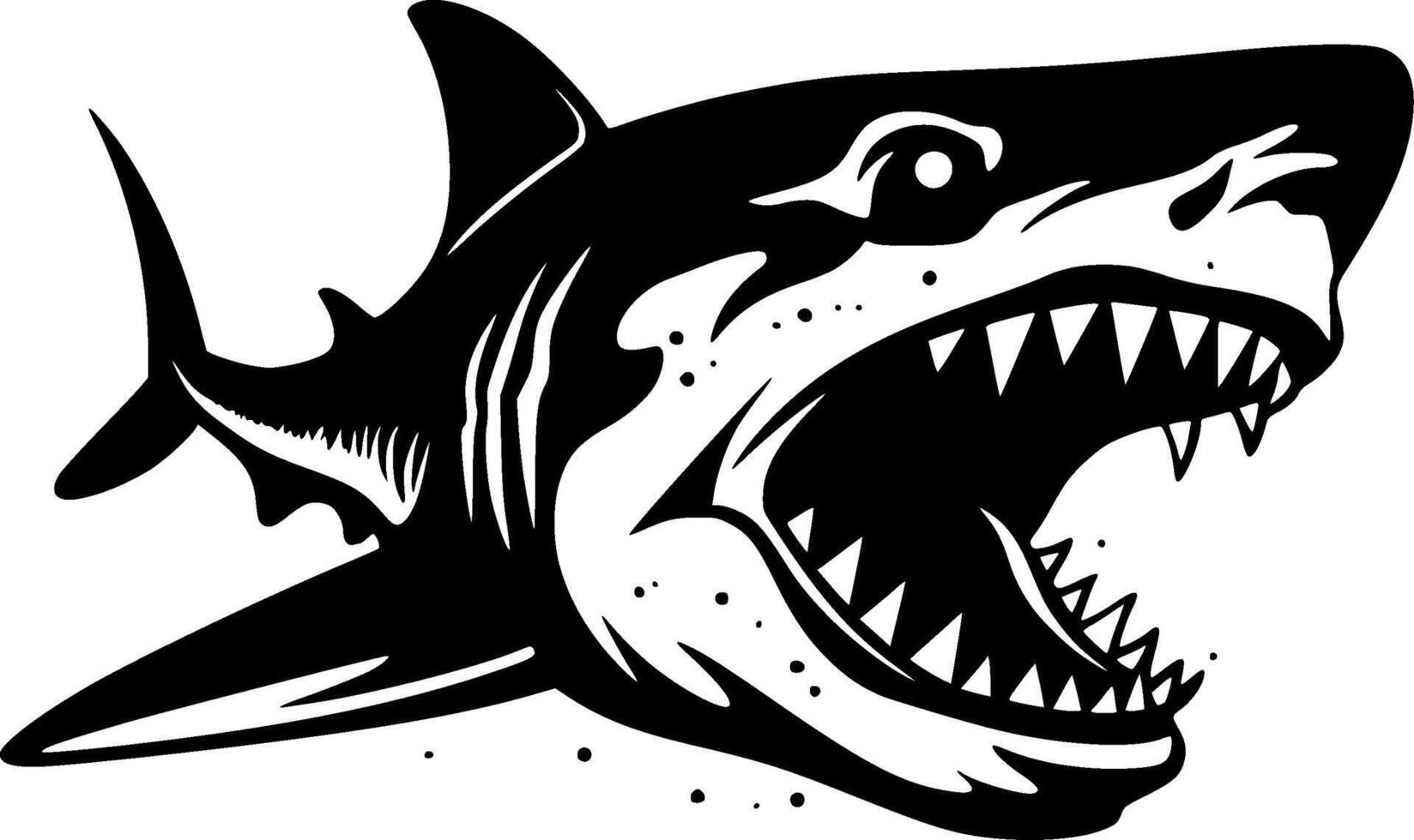 Shark - High Quality Logo - illustration ideal for T-shirt graphic vector