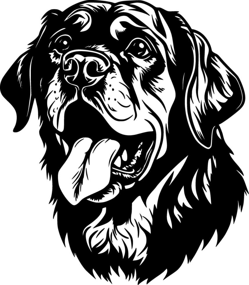 Rottweiler - alto calidad logo - ilustración ideal para camiseta gráfico vector