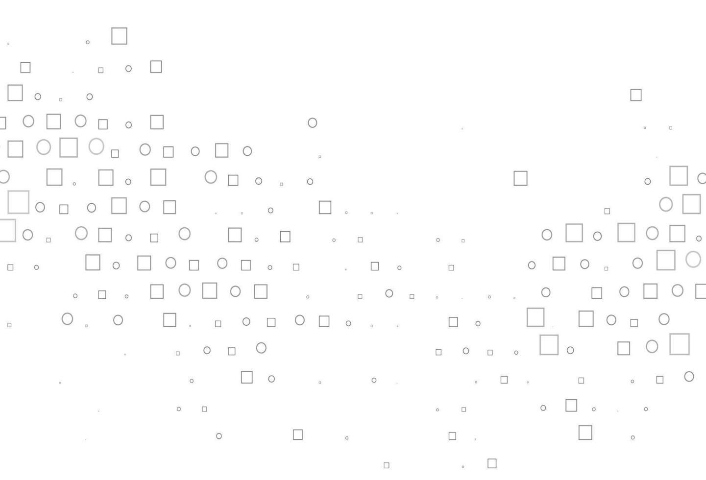 Light Silver, Gray template with spots, rectangles. vector