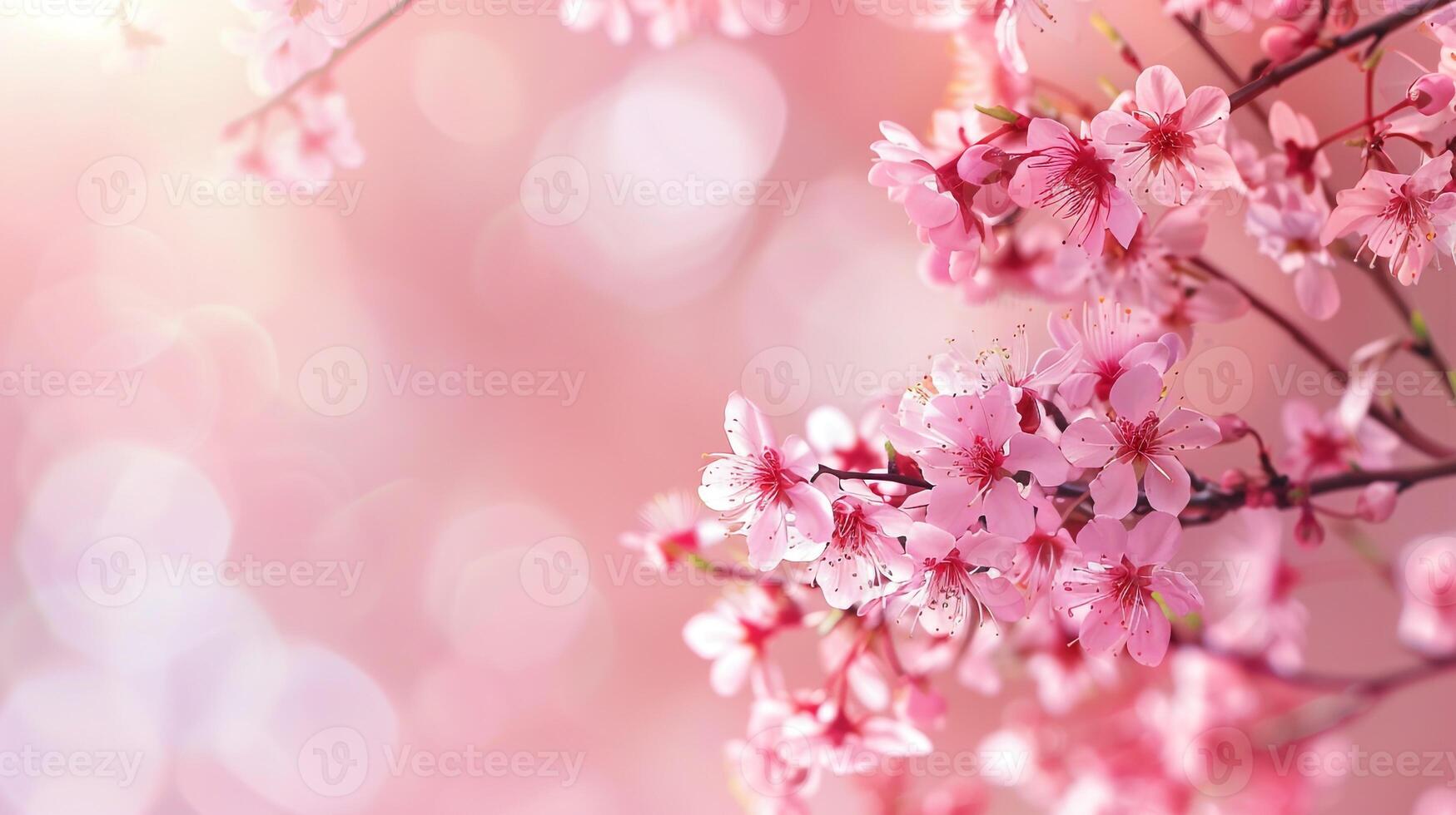 Mother's day background with copy space. Japanese sakura photo
