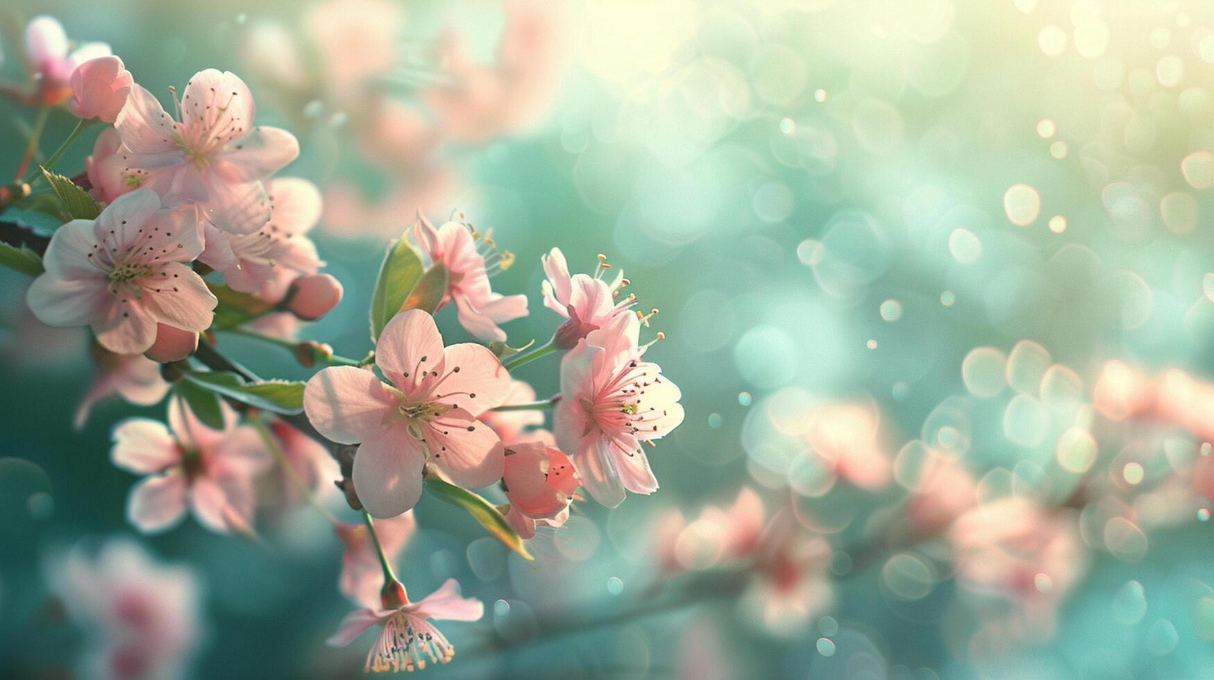 Fresh Flower nature background photo