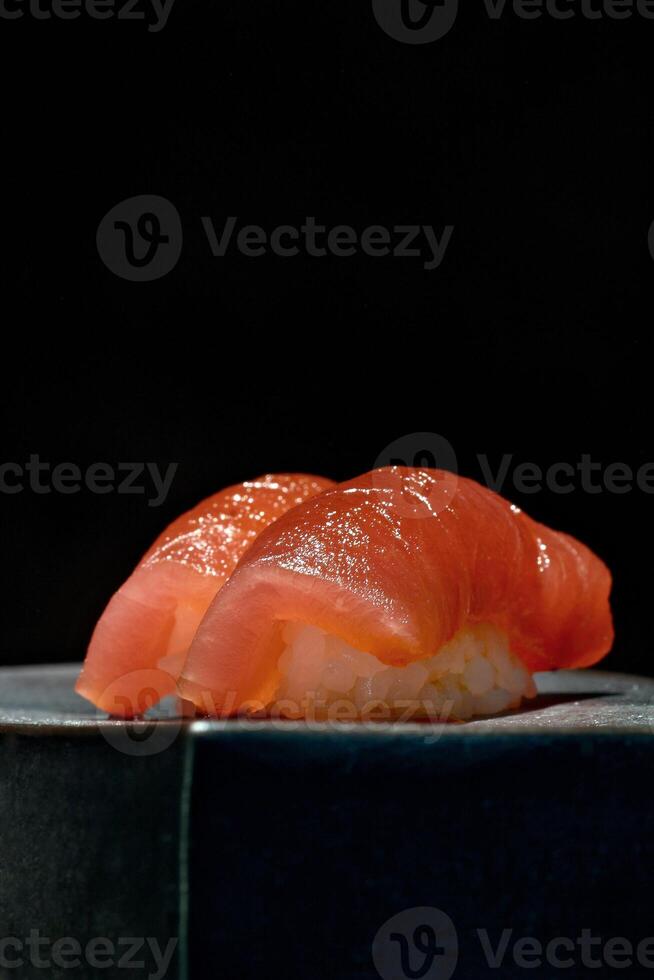 Sashimi, classic Japanese fish snack photo