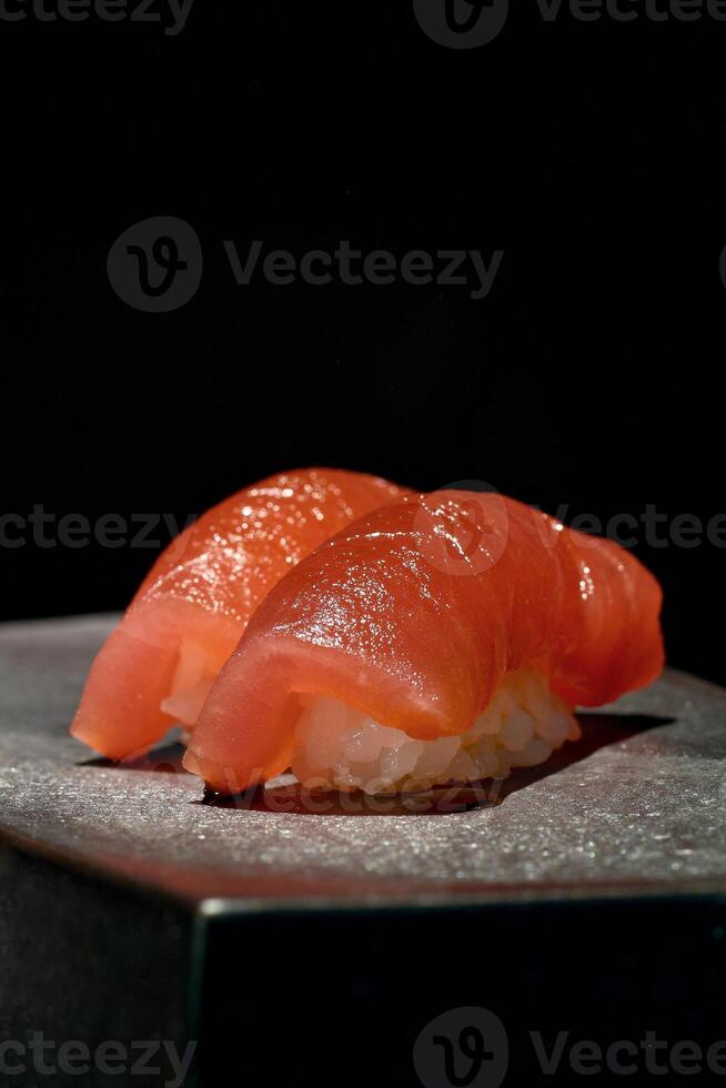 Sashimi, classic Japanese fish snack photo