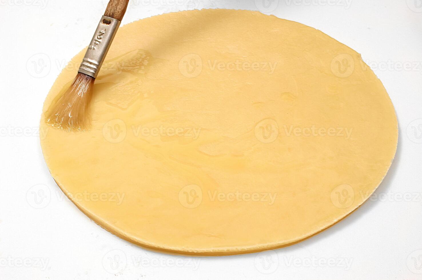 delicious artisan breads on plate photo