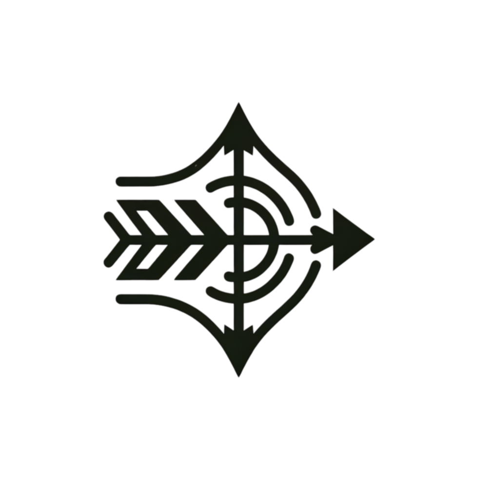 Standard Arrow Basic arrow commonly used in archery and hunting png