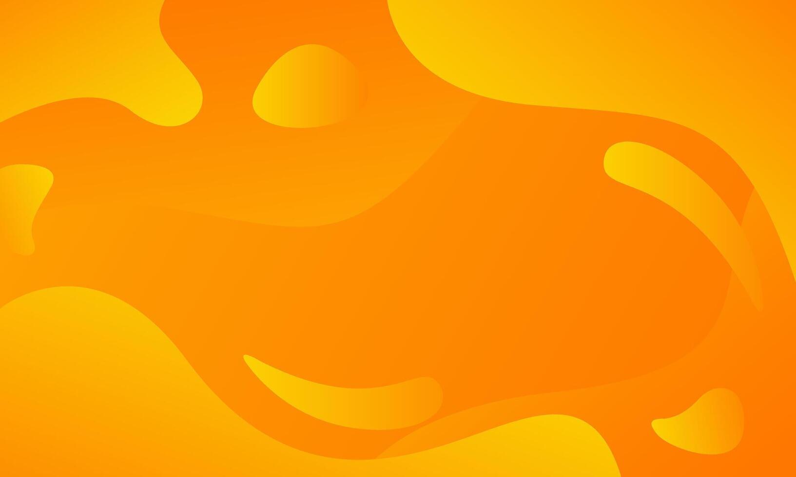 Abstract orange liquid background, orange gradient dynamic wallpaper with fluid wave shapes. Suitable for banners, sales templates, events, ads, web, and pages vector