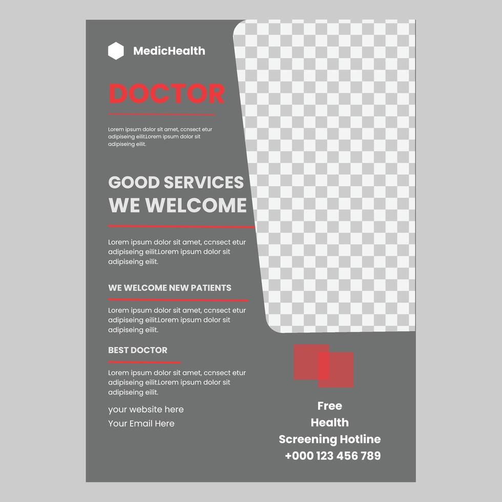 Healthcare Flyer Design vector