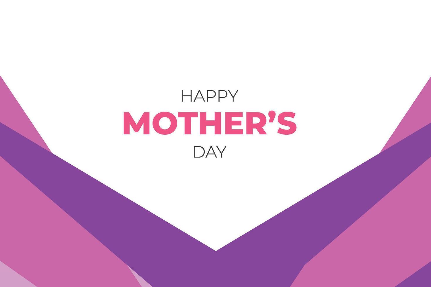 Happy Mothers Day Colourful Shape Abstract Background vector