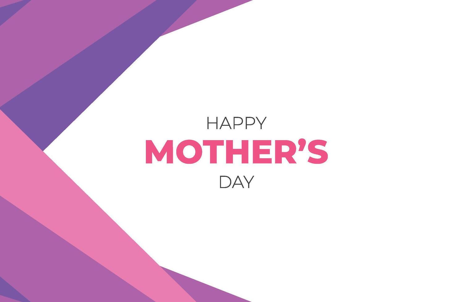 Happy Mothers Day Colourful Shape Abstract Background vector