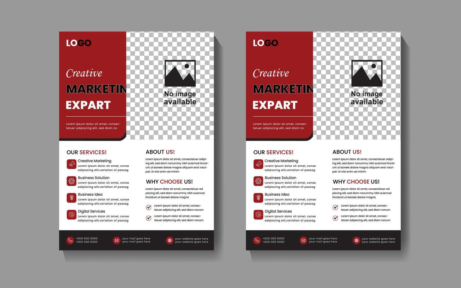 Creative Business Flyer Design vector