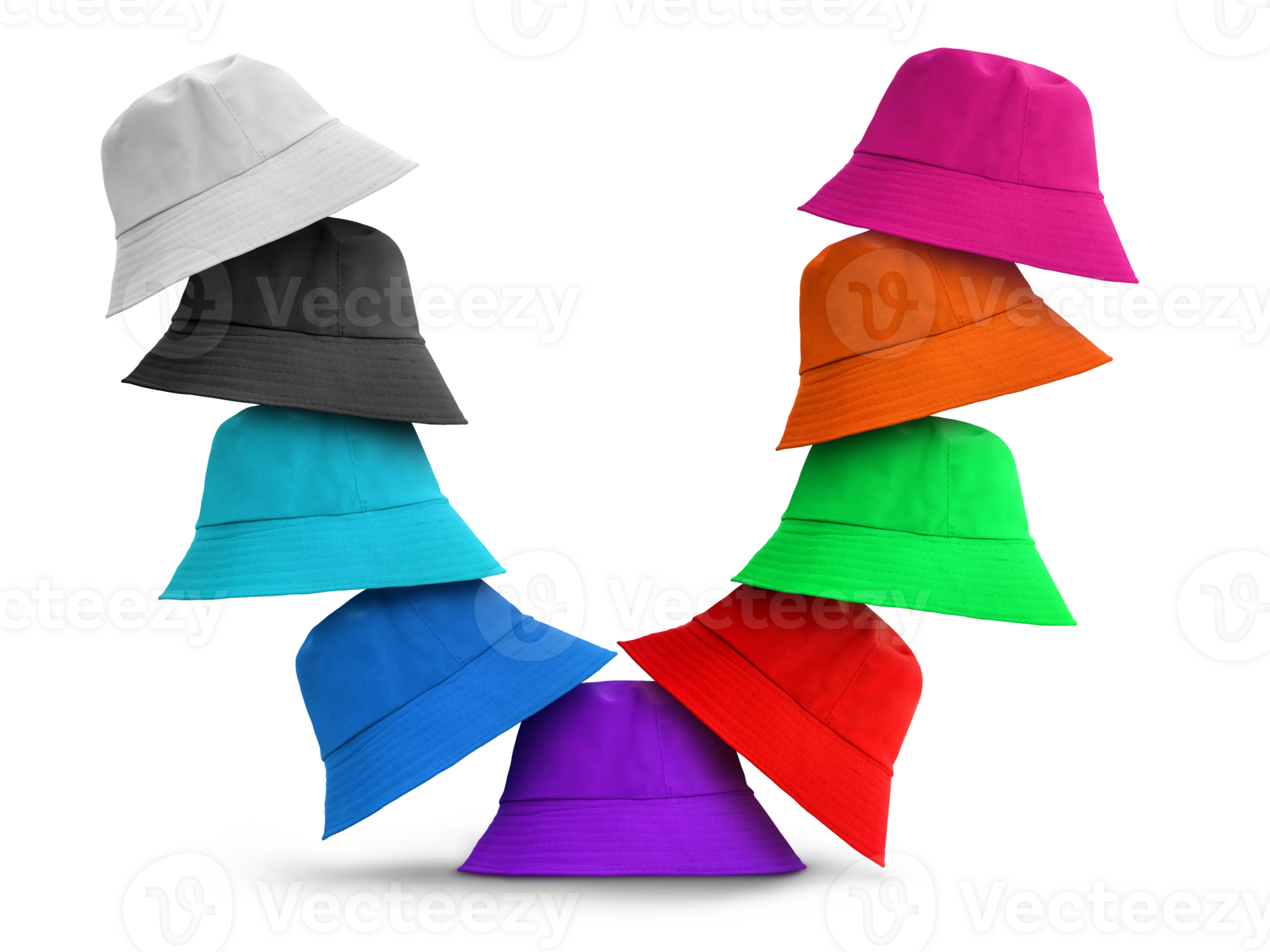 colorful bucket hats transparent 43224584 PNG