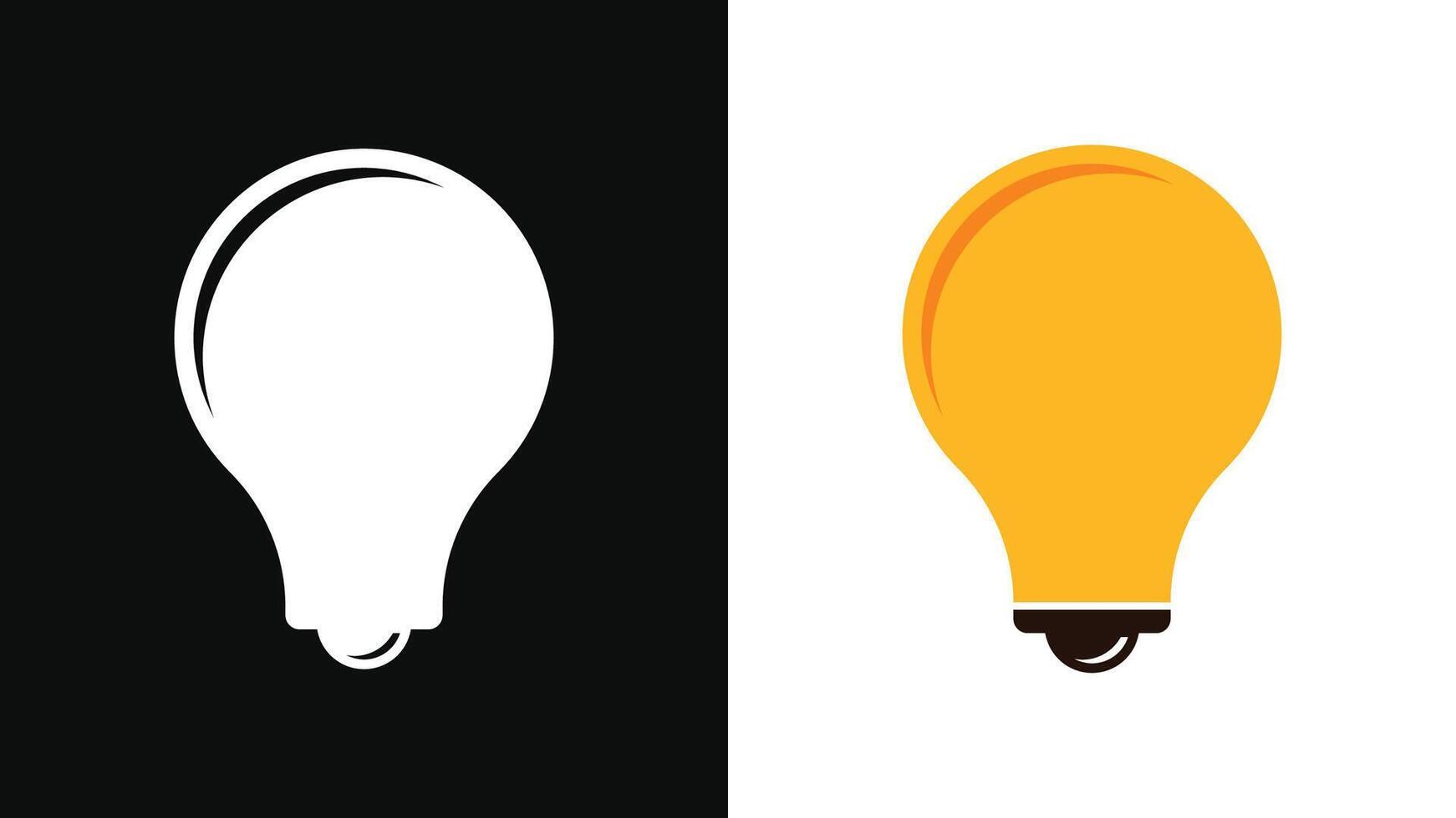 light bulbs icons vector