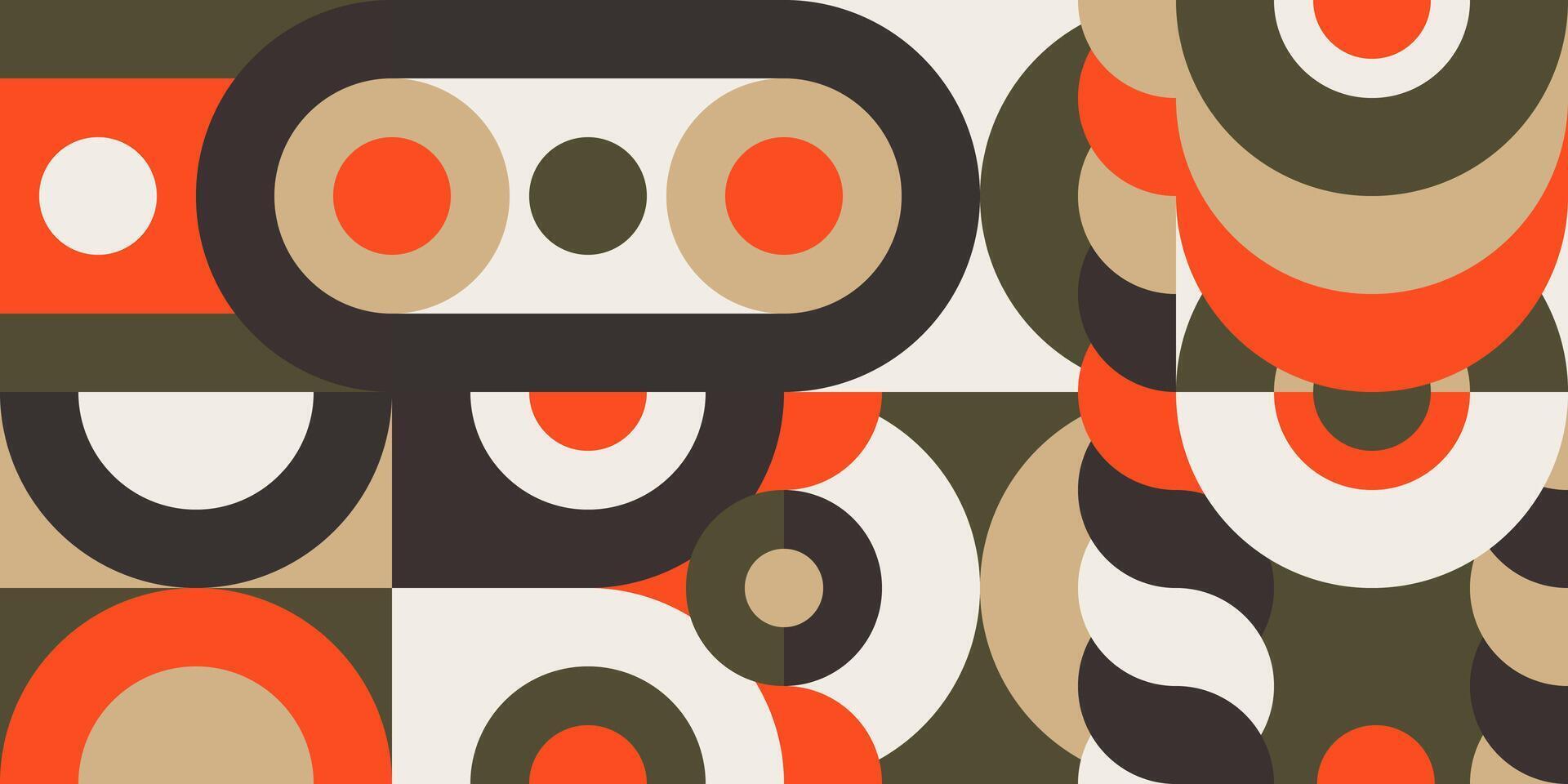 Abstract art or symbol with simple bold geometric shape circle, line, negative space. Useful for web background, poster art design, magazine front page, hi-tech print, cover artwork vector