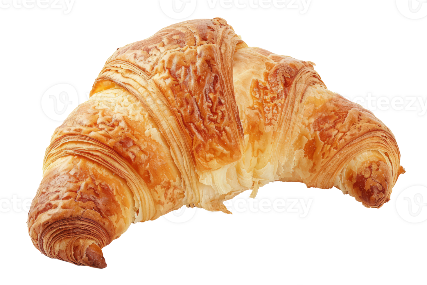 Fresh croissant isolated png