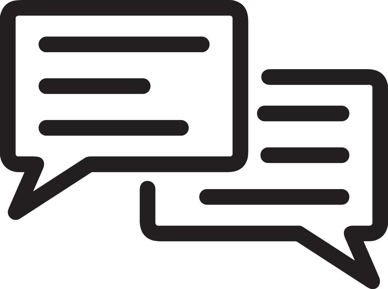 Comment icon image for element design of chat and communication symbol vector