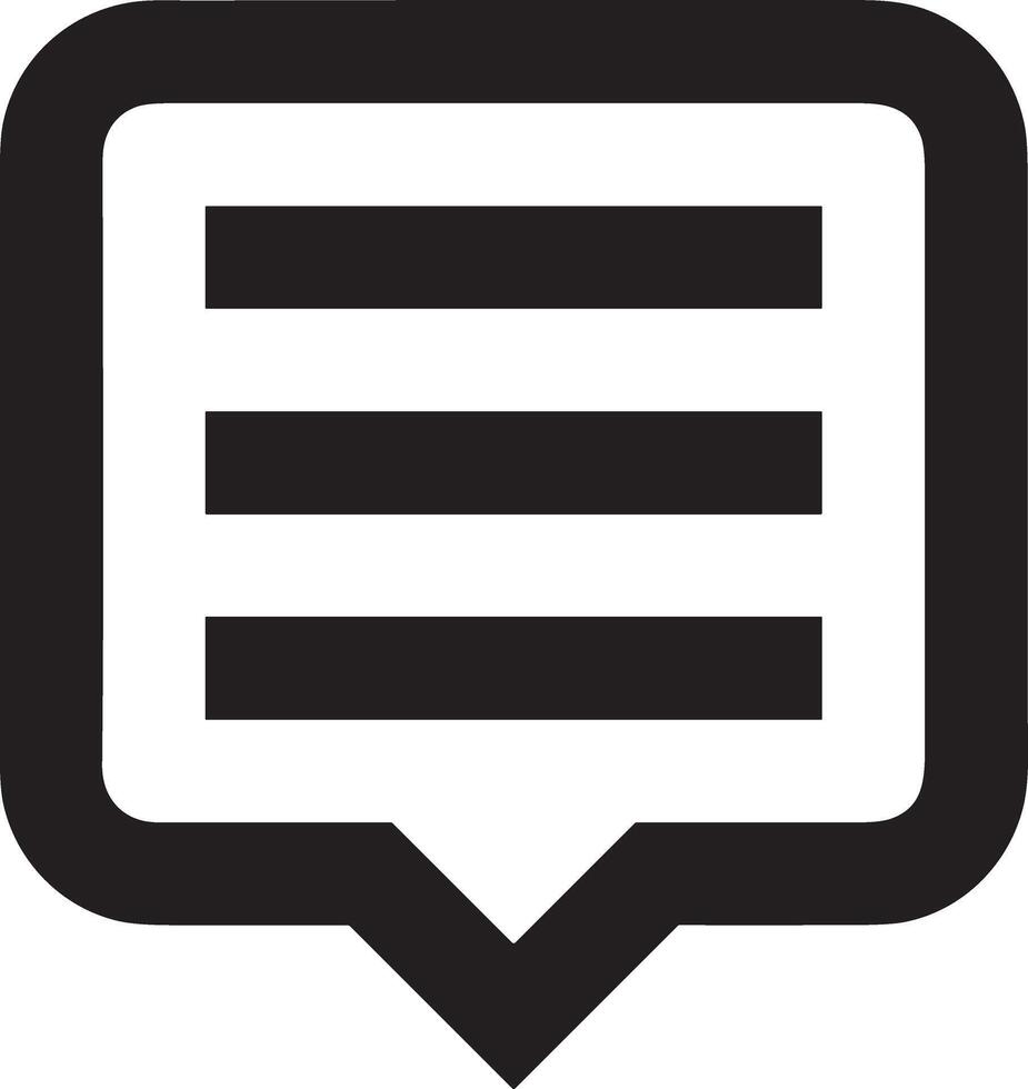 Comment icon image for element design of chat and communication symbol vector