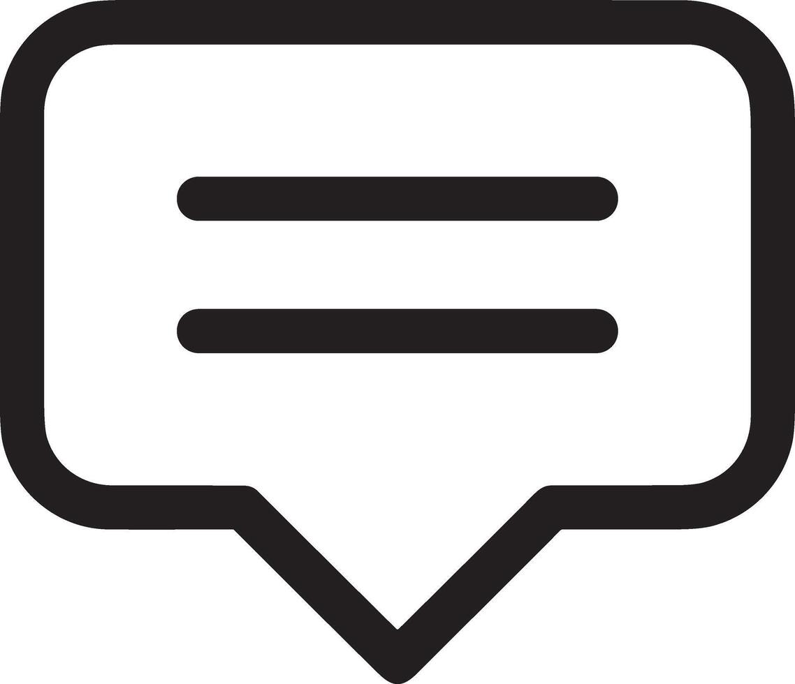 Comment icon image for element design of chat and communication symbol vector