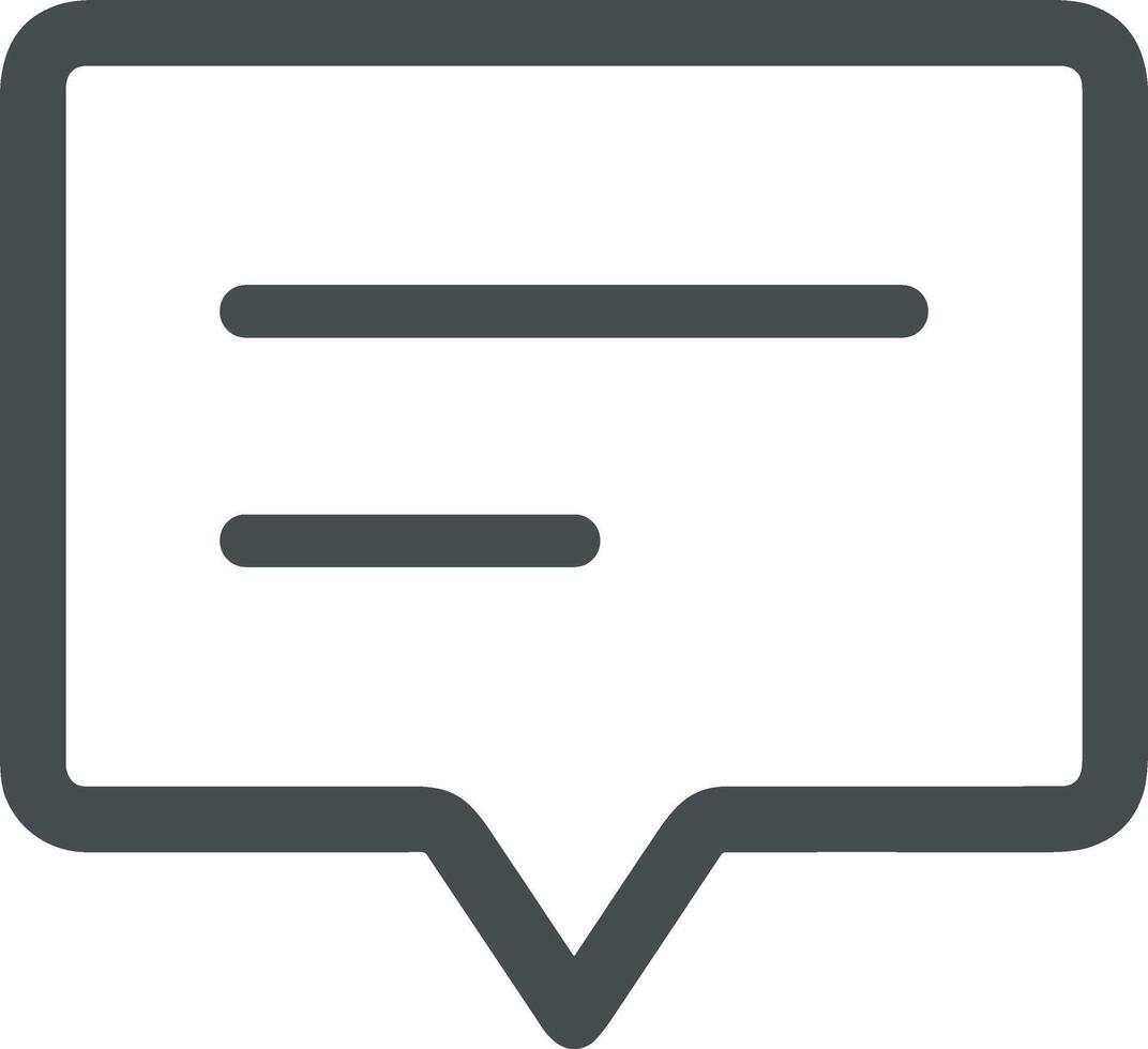 Comment icon image for element design of chat and communication symbol vector