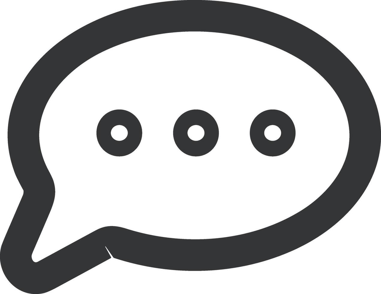 Comment icon image for element design of chat and communication symbol vector