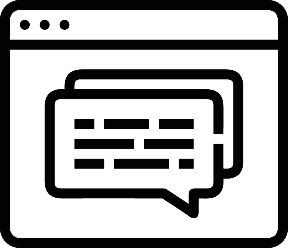 Comment icon image for element design of chat and communication symbol vector