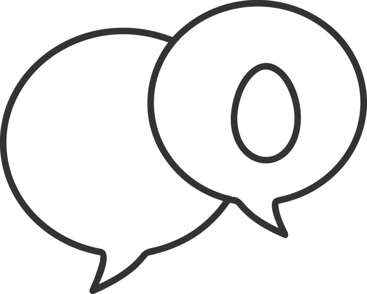 Comment icon image for element design of chat and communication symbol vector