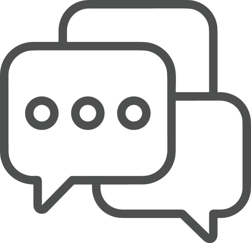 Comment icon image for element design of chat and communication symbol vector