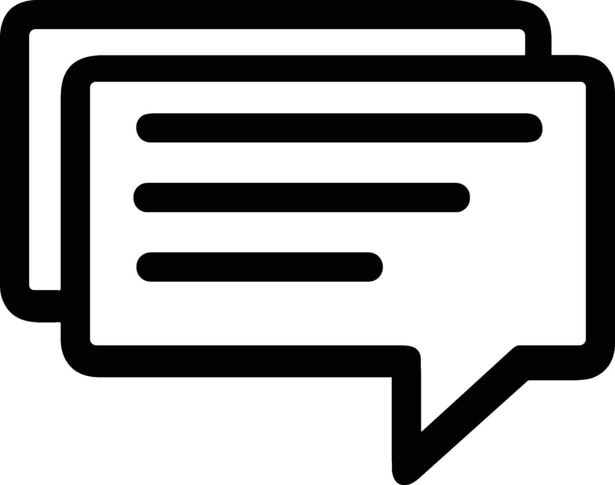 Comment icon image for element design of chat and communication symbol vector