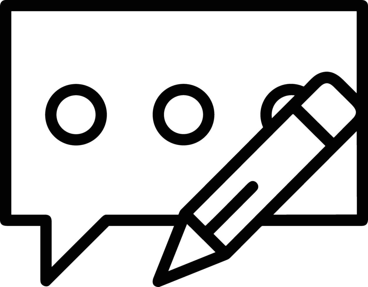 Comment icon image for element design of chat and communication symbol vector