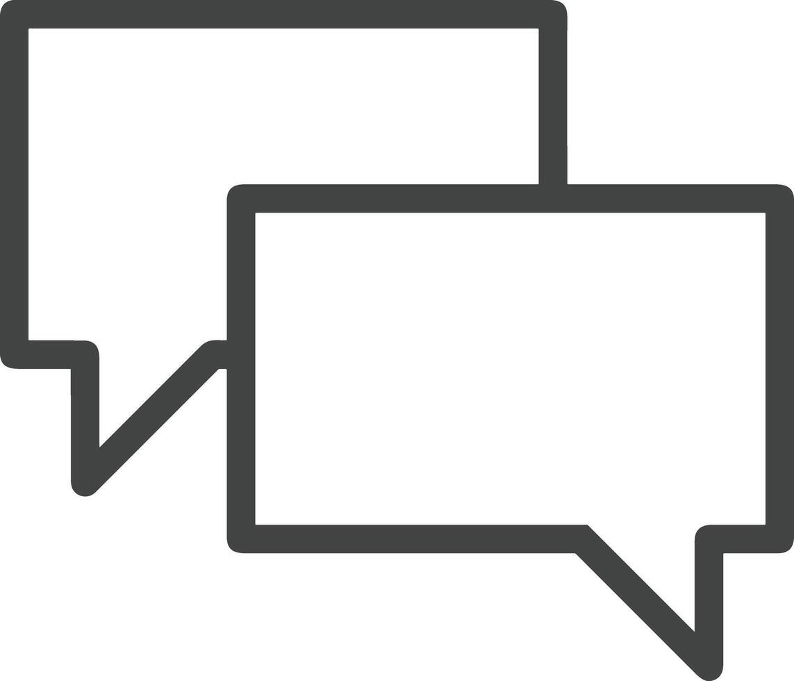 Comment icon image for element design of chat and communication symbol vector