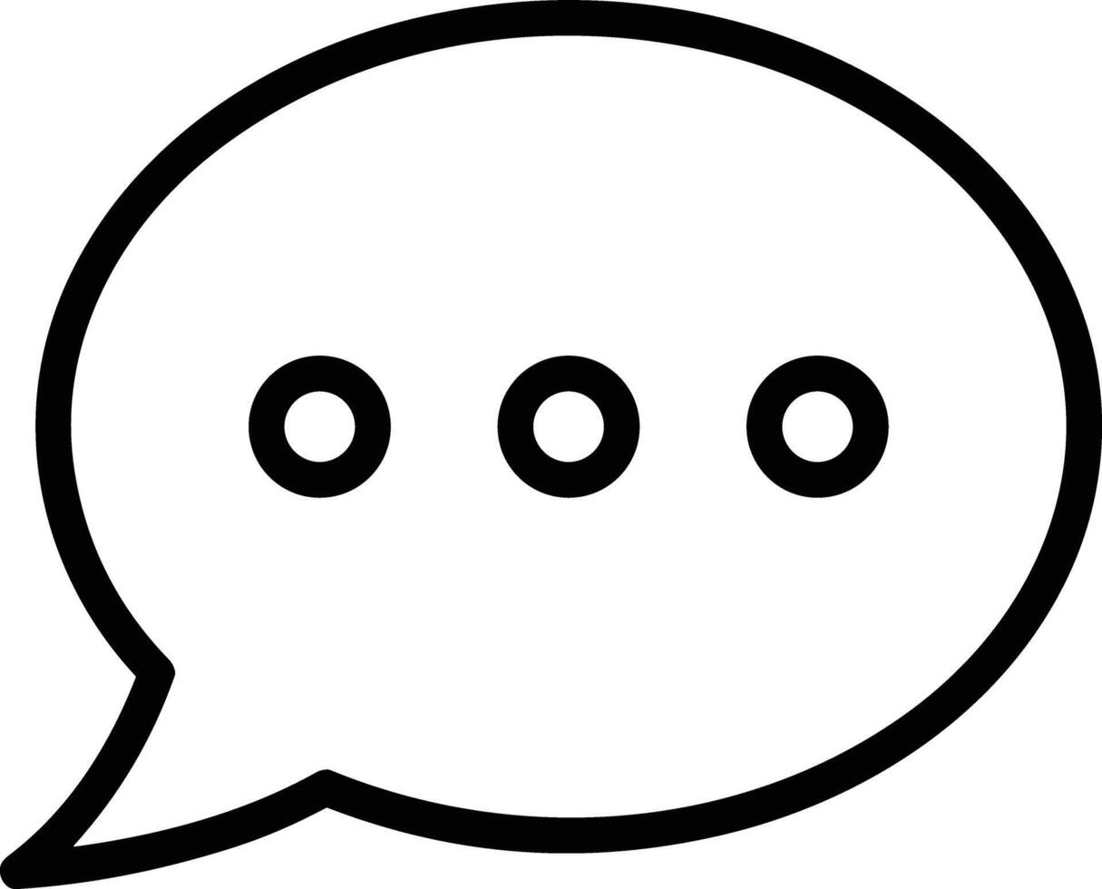 Comment icon image for element design of chat and communication symbol vector