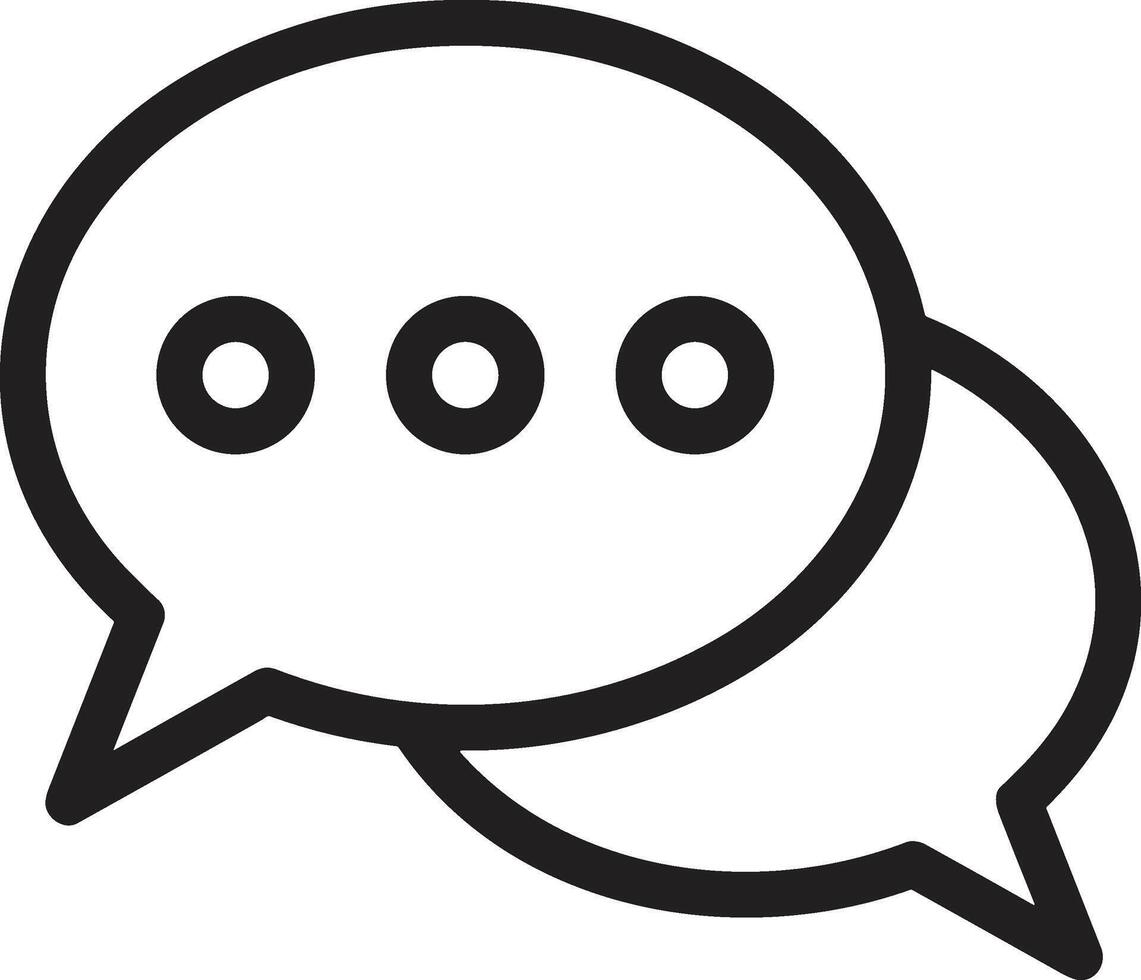 Comment icon image for element design of chat and communication symbol vector