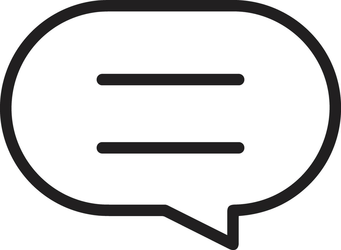 Comment icon image for element design of chat and communication symbol vector