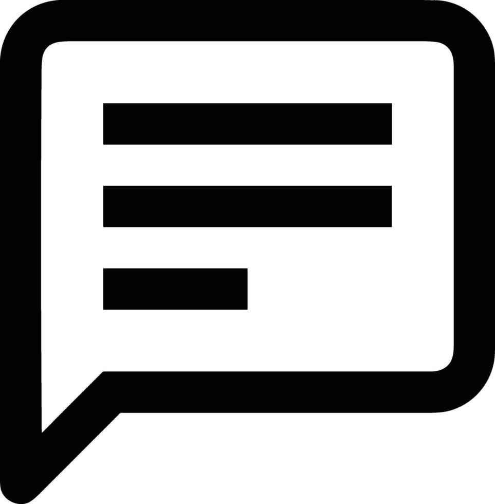 Comment icon image for element design of chat and communication symbol vector