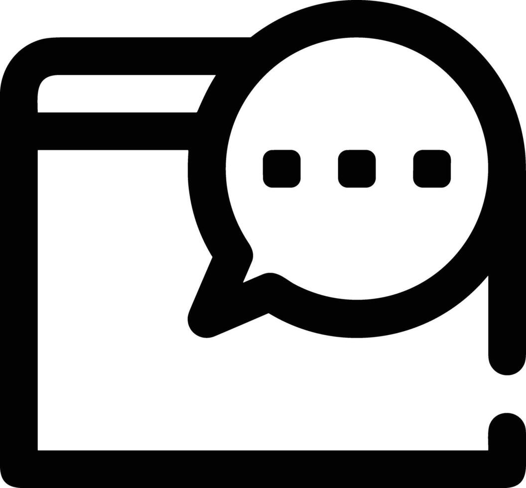 Comment icon image for element design of chat and communication symbol vector