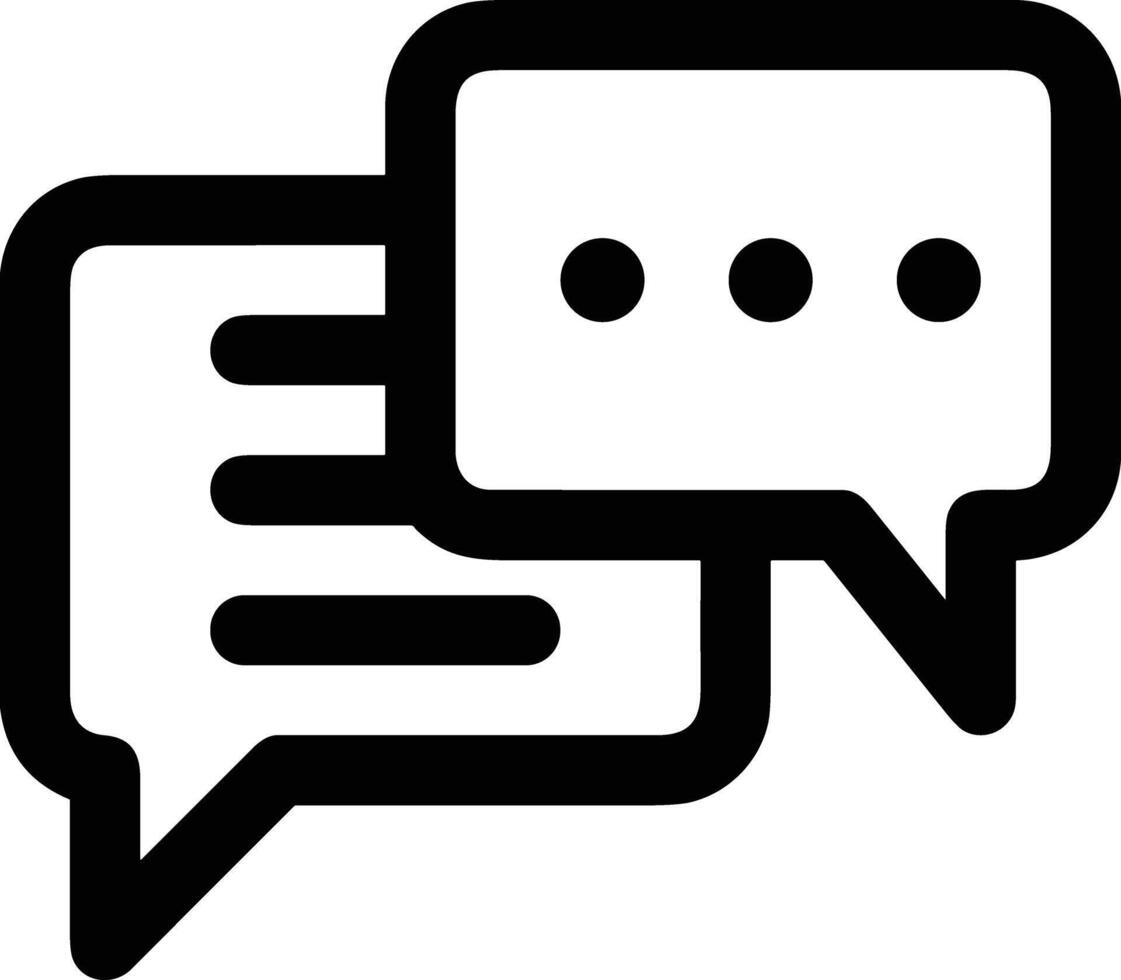 Comment icon image for element design of chat and communication symbol vector