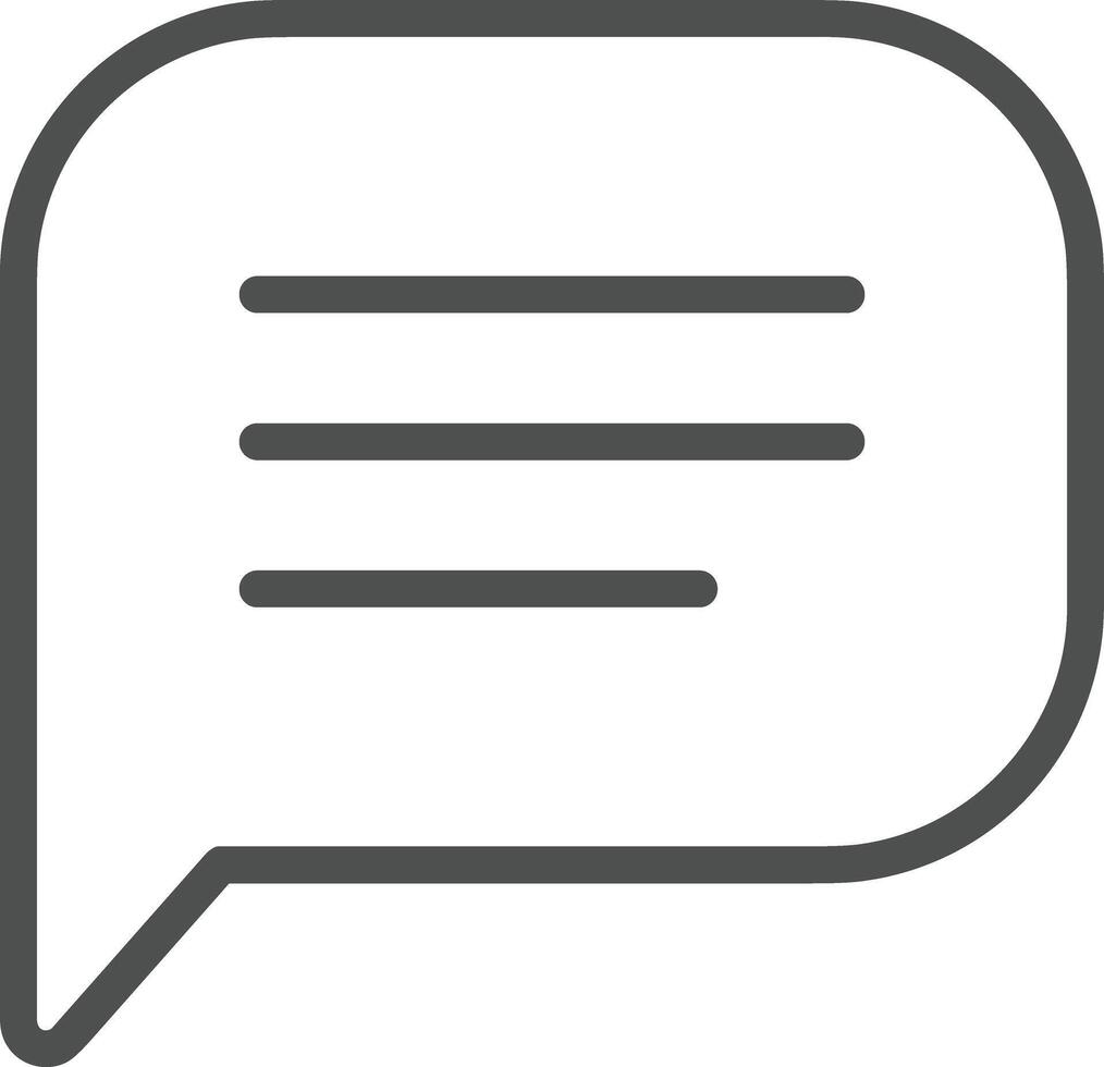 Comment icon image for element design of chat and communication symbol vector