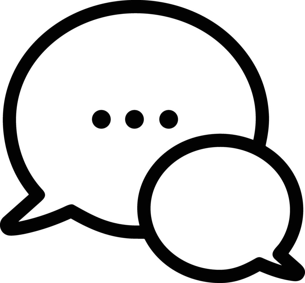 Comment icon image for element design of chat and communication symbol vector