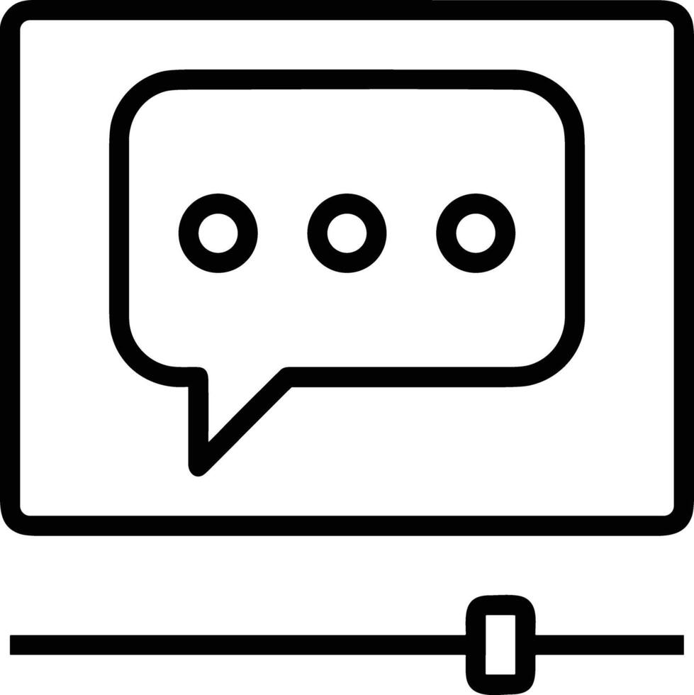 Comment icon image for element design of chat and communication symbol vector