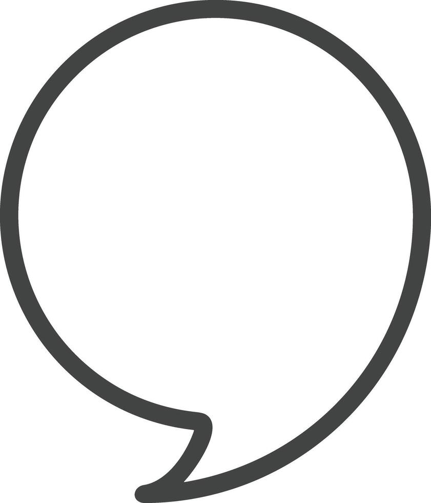 Comment icon image for element design of chat and communication symbol vector